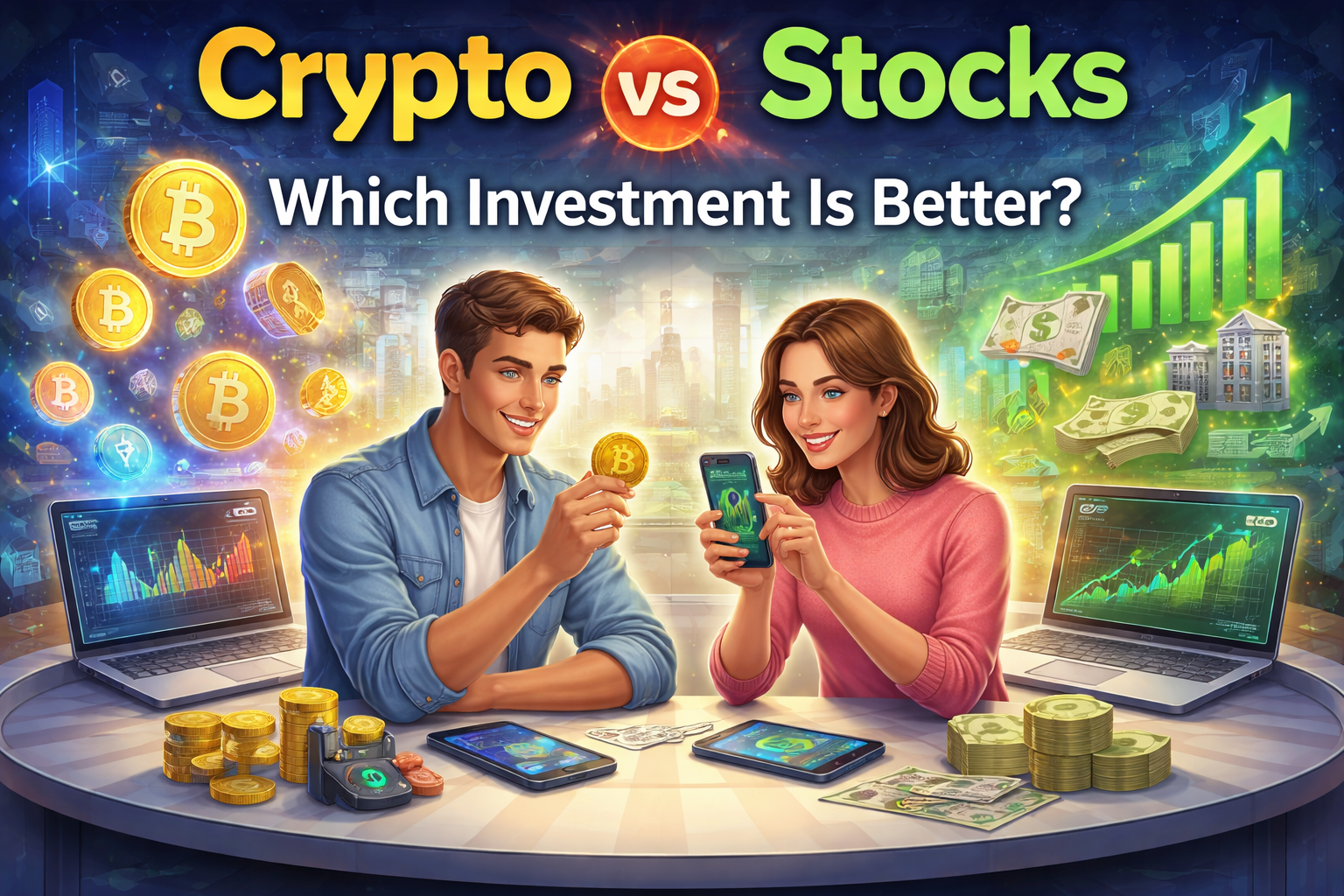 crypto-vs-stocks-investment-comparison