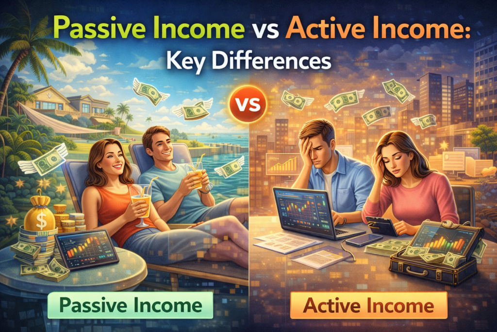 Passive Income vs Active Income: Key Differences Explained